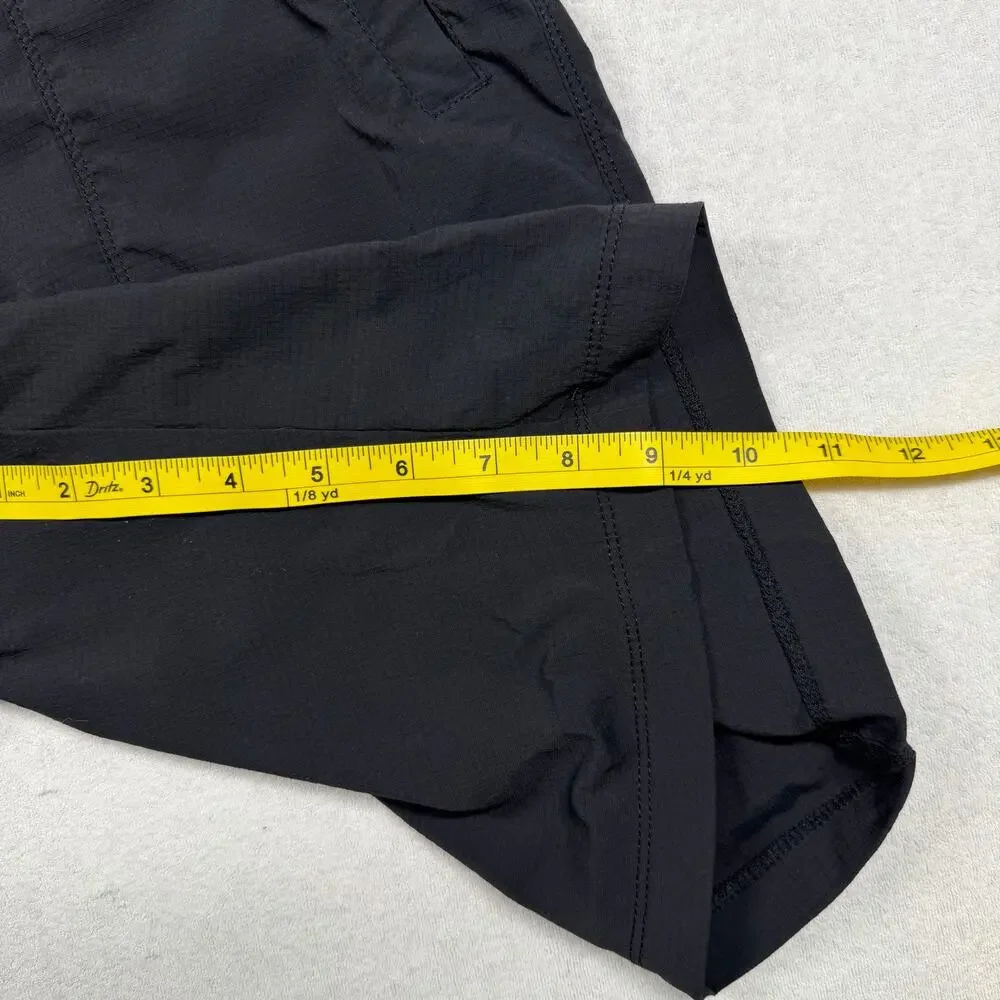 Athleta Trekkie Bermuda 2.0 Shorts Women’s Size 12 Black Hiking Stretch